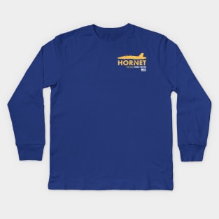 F/A-18 Hornet (Small logo) Kids Long Sleeve T-Shirt